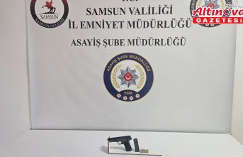 Bafra'da silahla bir kişiyi yaralayan şüpheli yakalandı