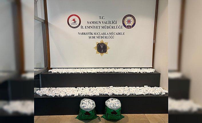 Samsun'da 45 bin sentetik uyuşturucu hap ele geçirildi