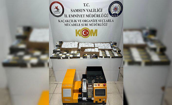 Samsun'da 48 bin makaron ele geçirildi