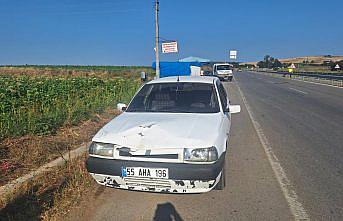 Samsun'da iki otomobil çarpıştı, 6 kişi yaralandı