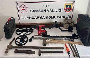 Samsun'da izinsiz kazı yapan 3 kişi suçüstü yakalandı