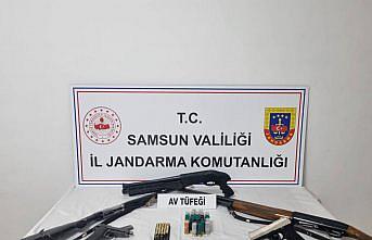 Samsun'da kaçak silah ticareti yapan zanlı yakalandı