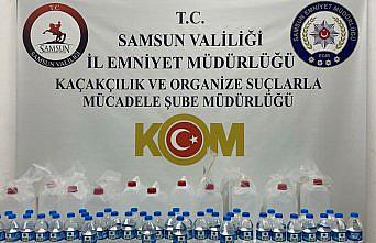 Samsun'da sahte içki operasyonunda 1 kişi yakalandı