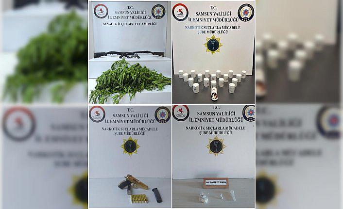 Samsun'da uyuşturucu operasyonunda 7 kişi yakalandı