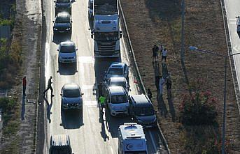 Samsun'da zincirleme trafik kazası Karadeniz sahil yolunda ulaşımı aksattı