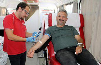 Sinop'ta kan bağışı yapanlara kamp sandalyesi hediye ediliyor