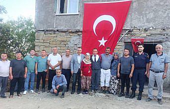 Sosyal medya paylaşımıyla gündem olan İbrahim Çetin askere uğurlandı