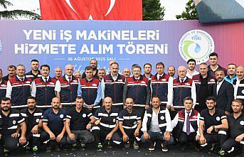 TİSKİ'nin araç filosuna 19 iş makinesi eklendi