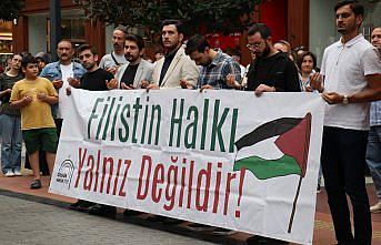 Trabzon'da Filistin'e destek yürüyüşü düzenlendi