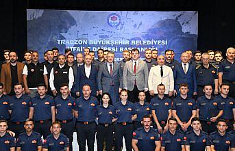 Trabzon'da yeni itfaiye personeli görevine başladı