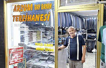 Zonguldaklı terzi mesleğini 57 yıldır sürdürüyor