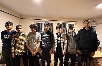 Amasya'da 8 düzensiz göçmen yakalandı