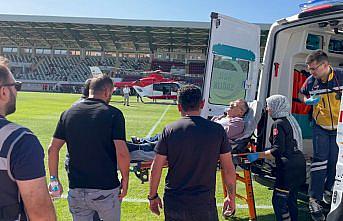 Amasya'da ambulans helikopter kalp krizi geçiren hasta için havalandı