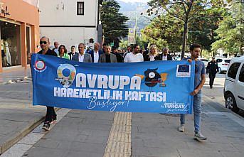 Amasya'da Avrupa Hareketlilik Haftası “sessiz yürüyüş“ ile başladı