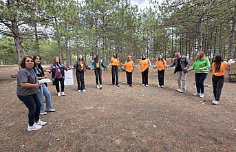 Amasya'da lise öğrencileri “Teknolojiyi Bırak, Doğayla Bütünleş” etkinliğinde buluştu