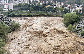 Artvin'de sağanak, taşkın ve heyelanlara neden oldu