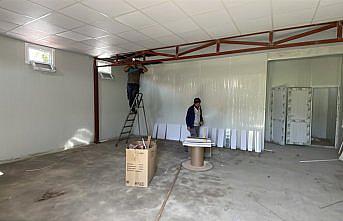 Bolu Atatürk Stadı'nda çalışmalar sürüyor