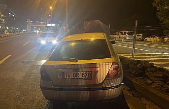 Bolu'da 3 otomobilin karıştığı kazada 1 kişi yaralandı