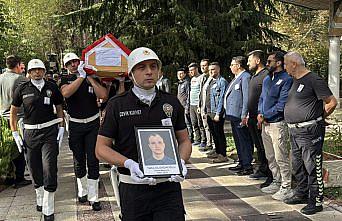 Bolu'da trafik kazasında ölen polis memuru, Karabük'te toprağa verildi