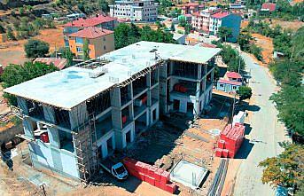 Çamoluk'ta yeni hükumet konağı inşası sürüyor