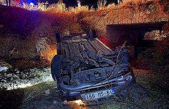 Çorum'da meydana gelen trafik kazasında 2 kişi yaralandı