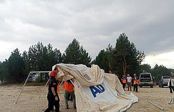 Destek AFAD Gönüllüleri, yarışmada becerilerini test etti