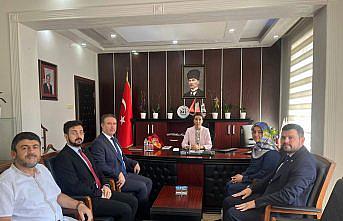 Gerze'de Mevlid-i Nebi Haftası dolayısıyla Kaymakam Büyüker'e ziyaret