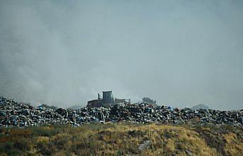 Giresun'da çöp toplama alanında çıkan yangın söndürüldü