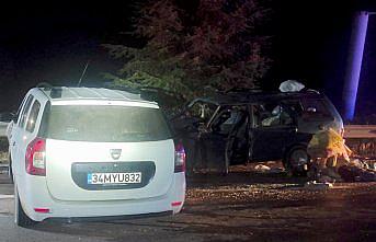 Karabük'te 2 otomobilin çarpıştığı kazada 6 kişi yaralandı