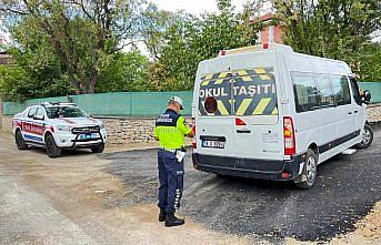 Karabük'te okul servisleri denetlendi