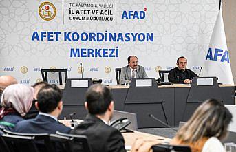 Kastamonu Bölgesel Deprem Tatbikatı Bilgilendirme Toplantısı yapıldı