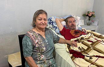 Kıbrıs gazisinin yaşam mücadelesindeki en büyük destekçisi eşi