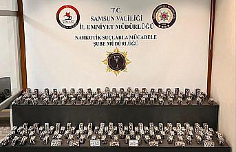 Samsun'da 14 bin 331 sentetik ecza hap ele geçirildi