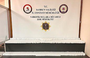 Samsun'da 68 bin 219 sentetik ecza hapı ele geçirildi