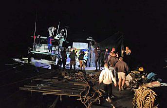 Samsun'da balıkçı teknesinde meydana gelen patlamada 4 kişi yaralandı