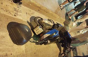 Samsun'da devrilen motosikletin sürücüsü ağır yaralandı