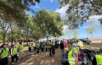 Samsun'da Dünya Temizlik Günü kapsamında çevre temizliği yapıldı