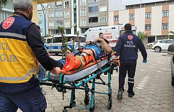 Samsun'da iş kazasında bir kişi yaralandı