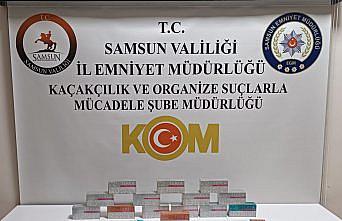 Samsun'da kaçakçılıkla mücadele kapsamında 4 zanlı yakalandı
