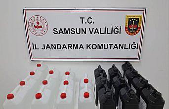 Samsun'da sahte içki operasyonunda 1 kişi yakalandı