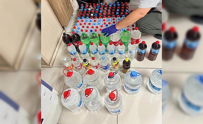 Tokat'ta 68 litre kaçak alkol ele geçirildi