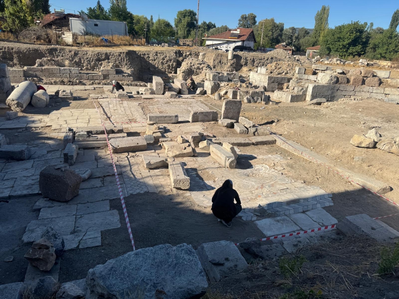 Tokat'taki Sebastapolis Antik Kenti'nde bu sezonun kazı çalışmaları tamamlandı