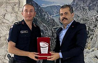 Vezirköprü'de Üsteğmen Çavuş'a veda yemeği