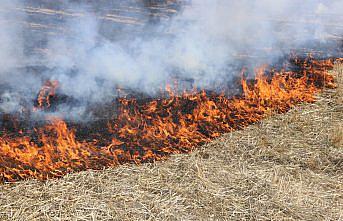 Amasya'da çıkan anız yangını söndürüldü