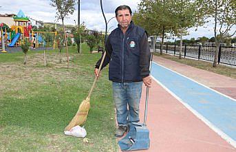 Amasya'da temizlik işçisinden örnek davranış