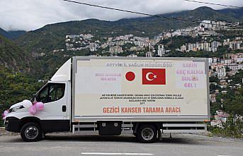 Artvin'de mobil mamografi cihazı hizmete girdi