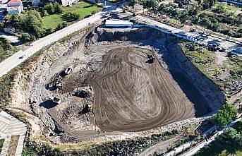 Bafra Millet Camisi inşaatında çalışmalar sürüyor