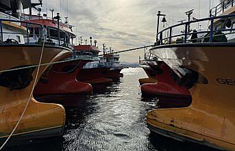 Balıkçıların Karadeniz'deki hamsi avı sürüyor