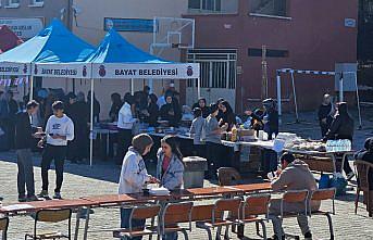Bayat'ta Gazze yararına kermes düzenlendi