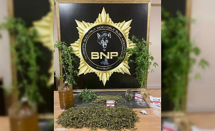 Bayburt'ta uyuşturucu madde ele geçirildi